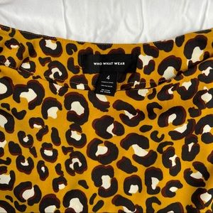 Who What Wear Handkerchief Hemline Midi Skirt - Size 4